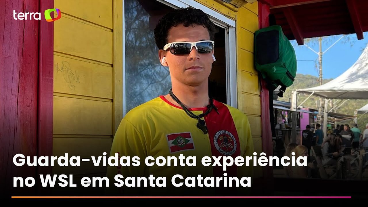 Guarda-vidas relata experiência no WSL: 'Espero que todo ano tenha essa competição'