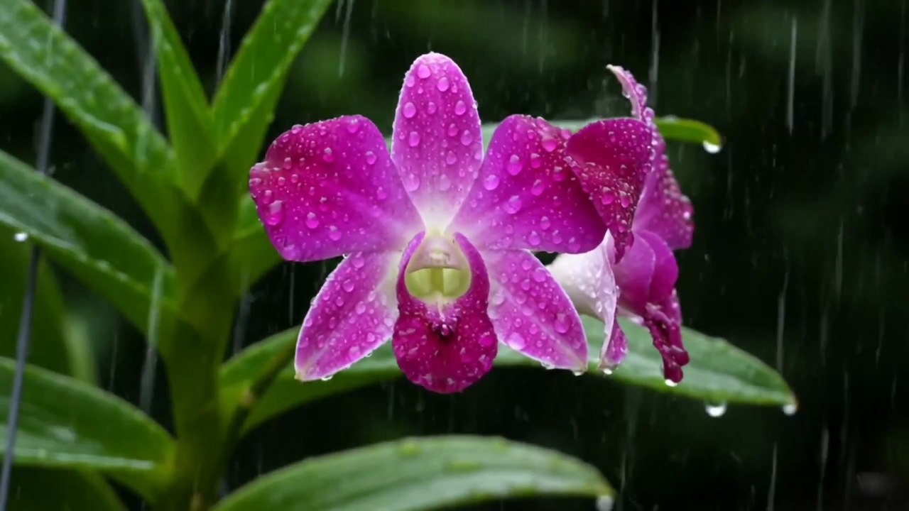 Gentle Rain Sounds for Stress Relief, Sleep, and Mindfulness.Asmr rain sounds for Zen and Relaxation