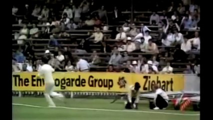 Dilip Vensarkar 22 off 57 Balls 58 Mins 4 Fours vs England 1st Test at Birmingham, Jul 12 1979 Out Last Ball of the day