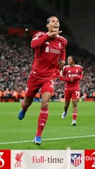 Simple Review UCL 2025/2026 |  Liverpool vs AtleticoMadrid 3-2 | Van Dijk Hero Liverpool🔥