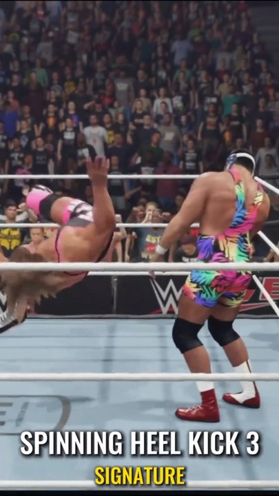 wwe 2k25 gameplay Owen Hart signture and finsher move