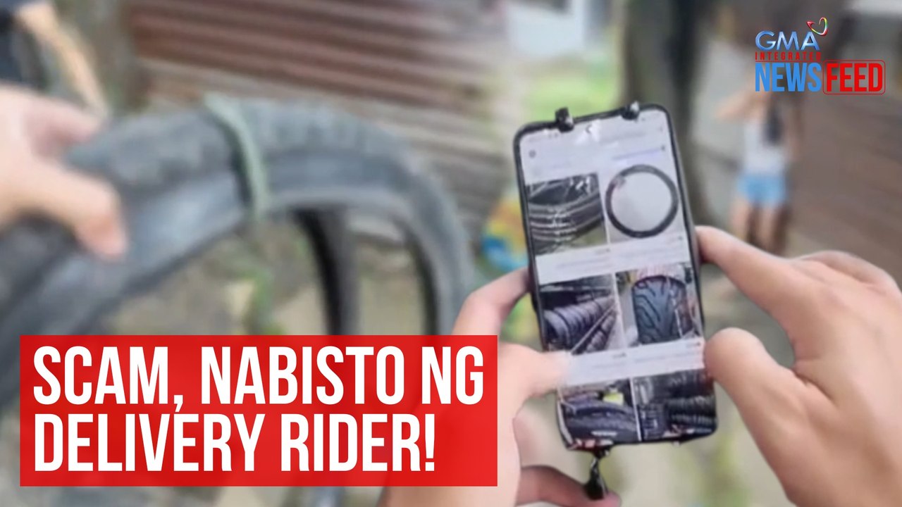 Scam, nabisto ng delivery rider! | GMA Integrated Newsfeed