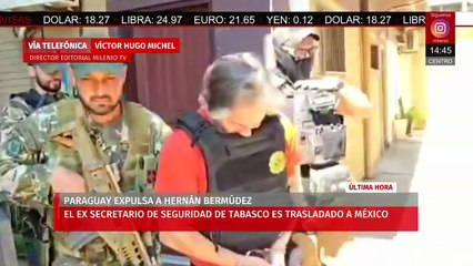 Hernán Bermúdez, supuesto líder criminal, es expulsado de Paraguay