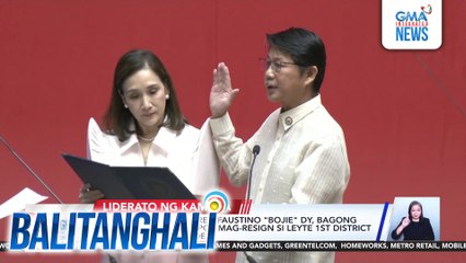 Isabela 6th District Rep. Faustino "Bojie" Dy, bagong House Speaker matapos mag-resign ni Leyte 1st District Rep. Martin Romualdez | Balitanghali