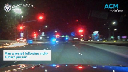 Man arrested following multi-suburb pursuit