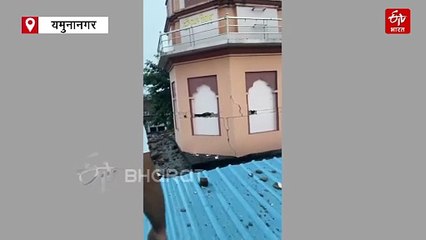 यमुनानगर में शिव मंदिर पर गिरी आसमानी बिजली, इस सीजन जिले के दूसरे मंदिर को नुकसान