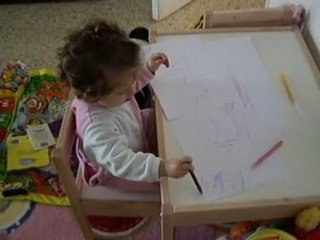 Océane fait des dessins !!!