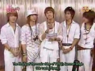 groupe coréen dbsk à bora bora