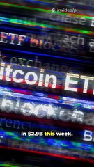 Bitcoin ETFs Just Smoked ETH: $2.9B In 7 Days!