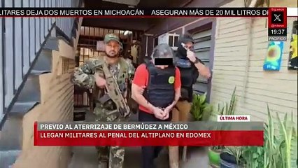ÚLTIMA HORA: Militares llegan al penal del Altiplano antes de la llegada de Hernán Bermúdez