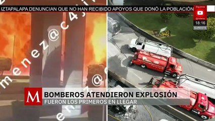 Bomberos narran cómo vivieron la explosión de gas en el Puente de la Concordia