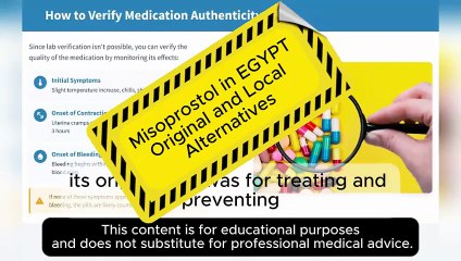 Misoprostol: Everything you need to know about the original drug and local alternatives