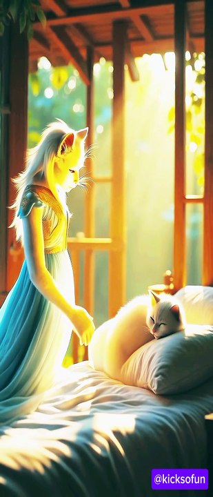 Cat cAres her kitten 🐈🐾🐈🐾