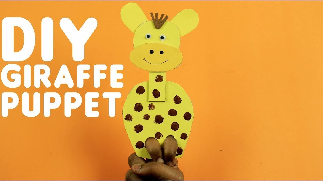 Learn How to Make A DIY Giraffe Puppet + More Craft Videos