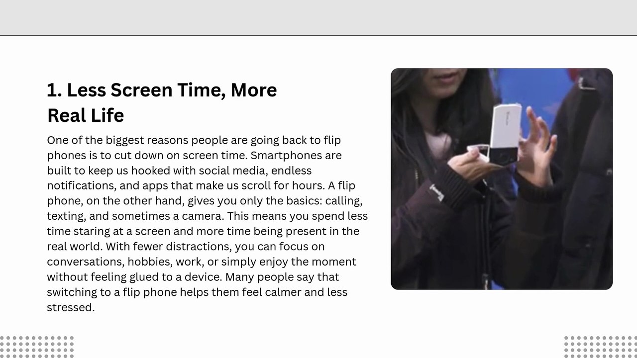 Y2KPHONES Lists 5 Reasons to Choose a Flip Phone Over a Smartphone