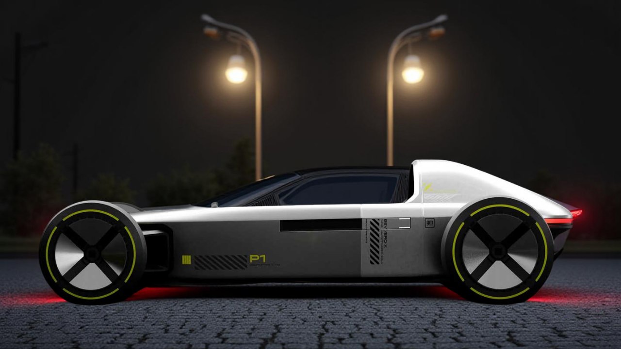 So radikal sieht der GM P1 als Elektro-Racer aus!