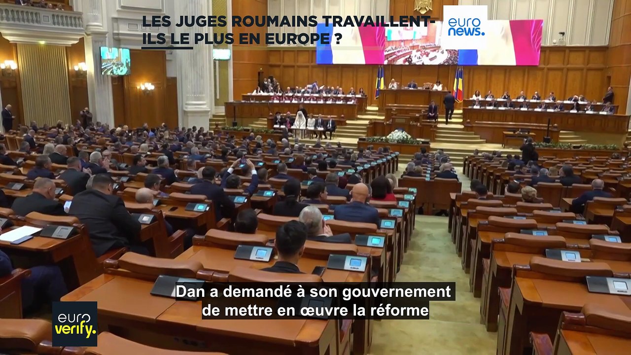 Vérification des faits : les juges roumains sont-ils ceux qui travaillent le plus en Europe ?
