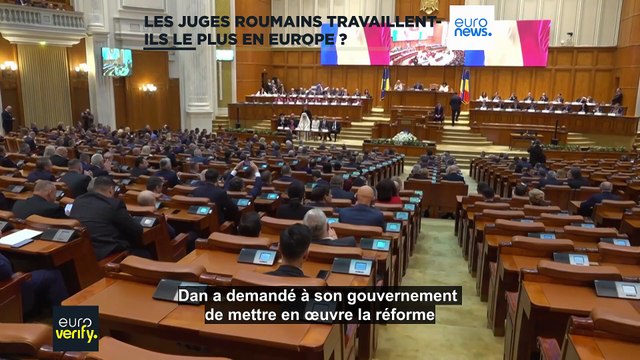 Vérification des faits : les juges roumains sont-ils ceux qui travaillent le plus en Europe ?