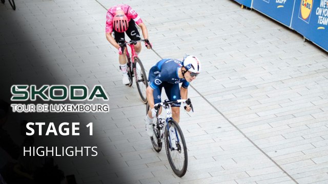Cyclisme - Skoda Tour de Luxembourg - Résumé Etape 1 - Romain Grégoire s'impose en patron après un énorme sprint !