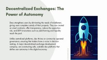 Decentralized Exchanges vs Centralized Giants Who Will Dominate by 2030?