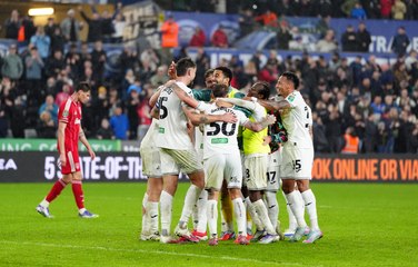 Carabao Cup : Une remontada dans le temps additionnel, l'exploit invraisemblable de Swansea contre Nottingham Forest