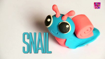 Let’s Learn How To Make Play Doh Snail for Kids | Fun DIY Craft