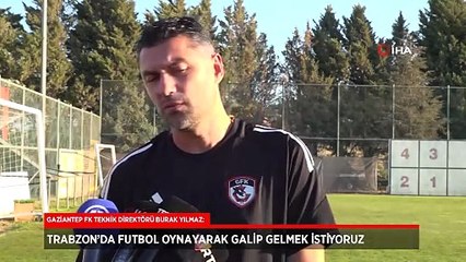 Burak Yılmaz'dan Trabzonspor açıklaması: Oynayarak kazanmak istiyoruz