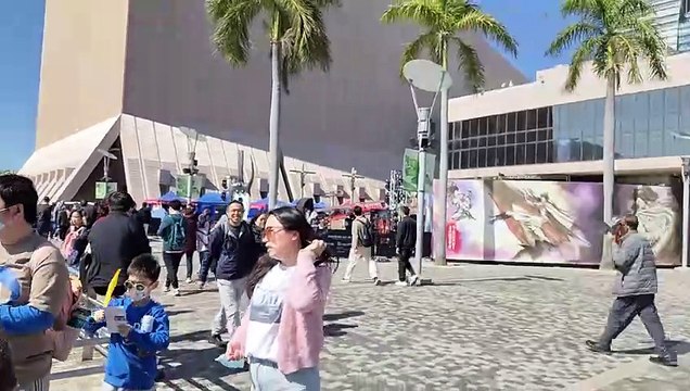 QUICK VIEW AT AVENUE OF STARS LOCATED ALONG THE VICTORIA HARBOUR WATERFRONT IN TSIM SHA TSUI, HONG KONG 2025