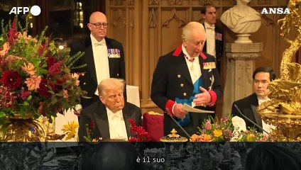 Re Carlo elogia l'"impegno personale" di Trump per la pace