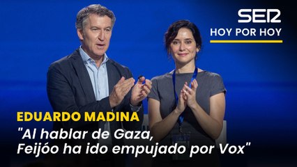 Eduardo Madina: "Pretender que Isabel Díaz Ayuso sea una referencia en política exterior es un error de manual"