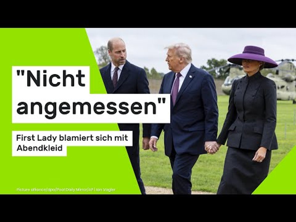 'Nicht angemessen' - First Lady blamiert sich mit Abendkleid beim Staatsbankett