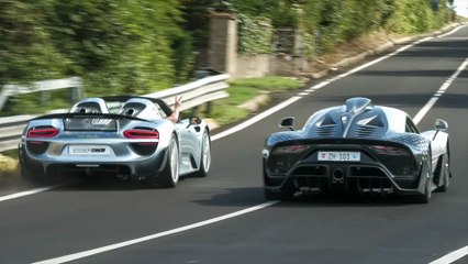 Hypercars Accelerating - Street Legal Zonda R, CRAZY Overtake, LaFerrari Aperta, Senna GTR, Enzo