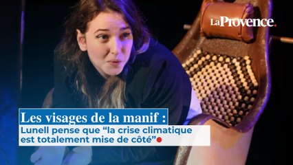 Les visages de la manif : Lunelle pense que “la crise  climatique est totalement mise de côté”