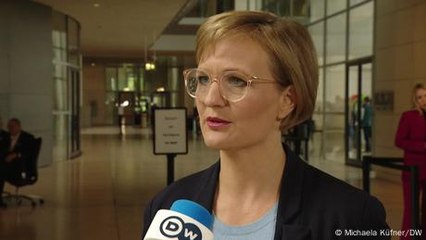 Green co-chair calls for German position on Gaza