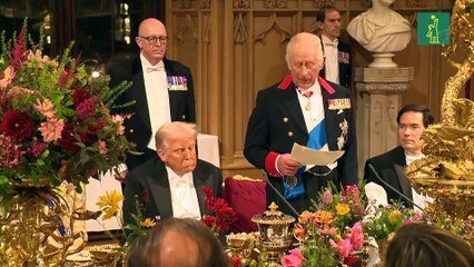 Reino Unido agasaja a Trump con un suntuoso banquete en el castillo de Windsor