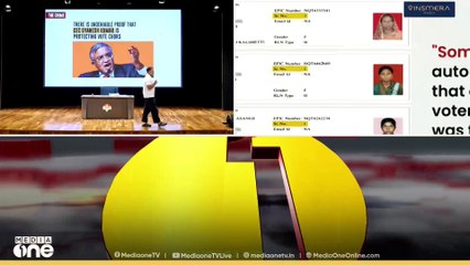 'രാഹുൽ ഗാന്ധി പറഞ്ഞത് വളരെ ഗൗരവമുള്ള കാര്യങ്ങളാണ്. അതിൽ ഇലക്ഷൻ കമ്മീഷൻ ക്ലാരിറ്റി വുരത്തണം'