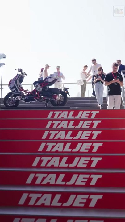 Dragster 700 Twin im Gresini-Look – Roller oder Superbike? #Italjet #Gresini #Dragster700