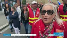 #18sept - Regardez les images des premières mobilisations et manifestations qui se sont déroulées ce matin dans plusieurs villes de France - VIDEO
