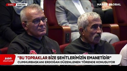 Cumhurbaşkanı Erdoğan: Bu coğrafyada ev sahibiyiz