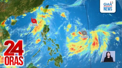 Bagyong Mirasol, nakalabas na ng PAR; Bagyong Nando, posibleng maging super typhoon | 24 Oras