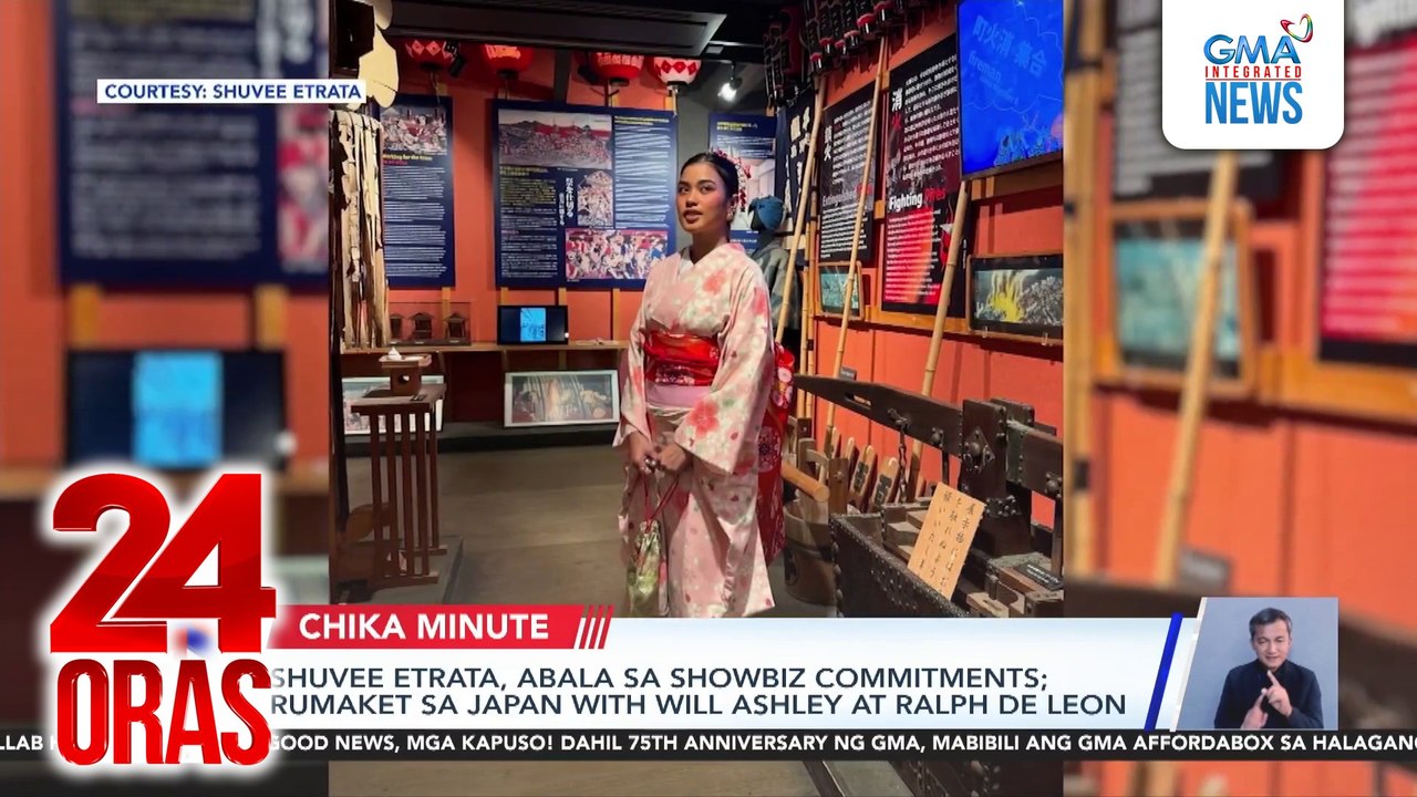 Shuvee Etrata, abala sa showbiz commitments; rumaket sa Japan with Will Ashley at Ralph De Leon | 24 Oras