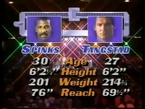Michael Spinks vs Steffen Tangstad - HBO 9-6-86
