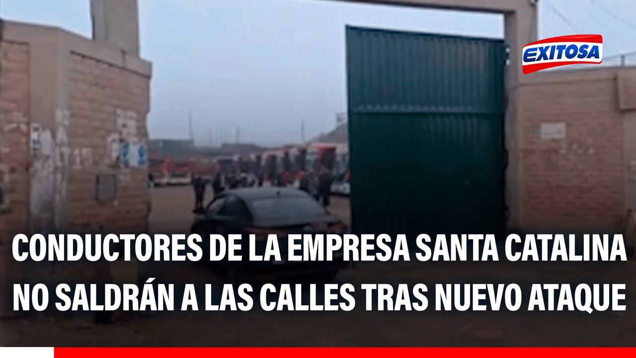 Villa El Salvador: Conductores de la empresa Santa Catalina no saldrán a las calles tras nuevo ataque