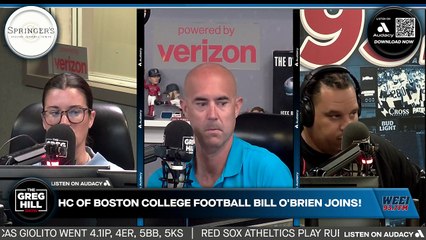 "How long should a top draft pick have (at the QB position) before you can make a judgement on them?" HC BC Football Bill O'Brien