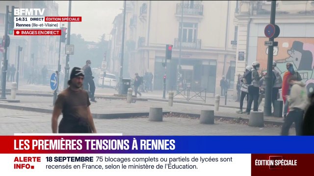 18 septembre: Des tensions en cours à Rennes