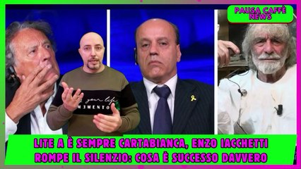 Lite a È sempre Cartabianca, Enzo Iacchetti rompe il silenzio cosa è successo davvero