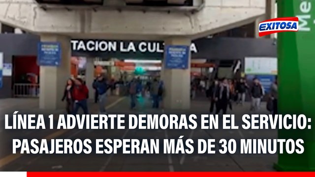 Línea 1 advierte demoras en el servicio: Pasajeros esperan más de 30 minutos para abordar un tren