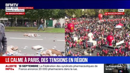 18 septembre: des drones utilisés pour surveiller la mobilisation