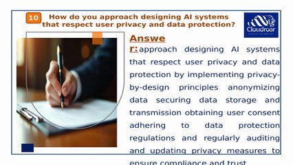 Top 10 AI Ethics Consultant Interview Questions and Expert Answers for Responsible Artificial Intelligence | Part 1