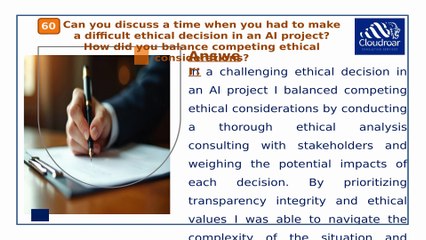 Top 10 AI Ethics Consultant Interview Questions and Expert Answers for Responsible Artificial Intelligence | Part 6